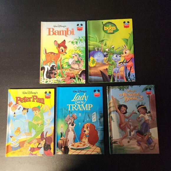 Lot of 9 Disney Wonderful World Reading Story Books 90s 2000s Hardback Like New - Picture 4 of 16